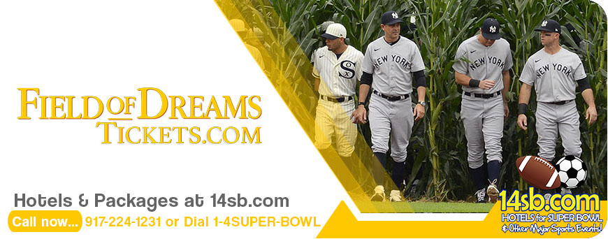 Get your tickets for the MLB Field of Dreams Game in Dyersville, Iowa, on August 13, 2024!