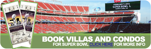 Book Super Bowl Condos & Villas  - Book now limited offer!