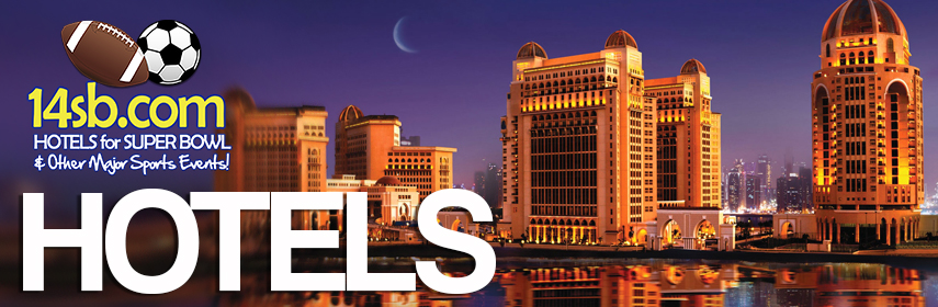 Book great deals on hotel packages, rooms & acommodation, hotels & tickets packages, near stadium, near downtown, close to stadiums, executive suites, for athletes and family & for players and families for FIFA World Cup Doha Qatar 2022 - Click Here - book now at 14sb.com