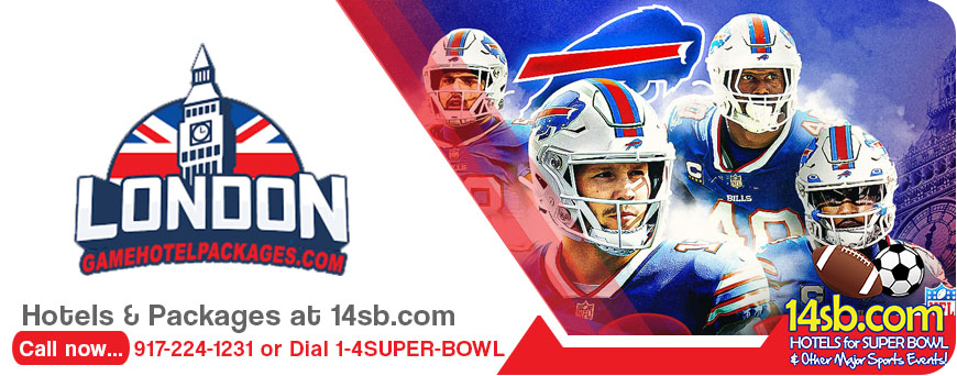 Book hotels & packages for NFL International Series Click here for more info