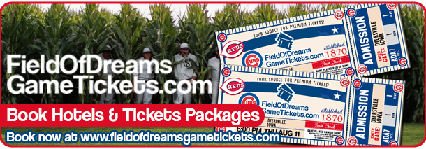 secure your tickets for the 2022 MLB Field of Dreams Game in Dyersville, Iowa!