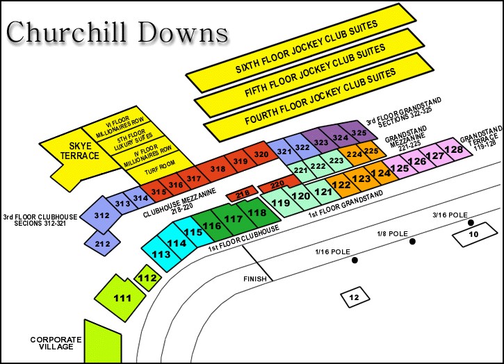 Churchill Downs Section 111 Seating Chart