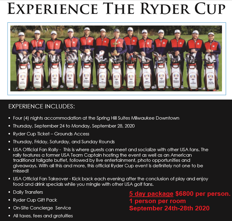 Ryder Cup 2025 Hotel Packages